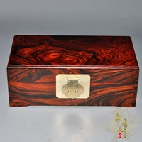 Резная коробочка для хранения из старинного материала ручной работы, система хранения, ювелирное украшение, сундук с сокровищами