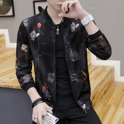 Sun bảo vệ quần áo nam thanh niên áo khoác mùa hè 2018 mới của Hàn Quốc phiên bản của mỏng siêu mỏng xu hướng đẹp trai thoáng khí áo khoác Đồng phục bóng chày