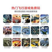 Biplane 2 Microsoft Simulation Chuyến bay Rocker Máy bay dân dụng Máy bay điều khiển trò chơi Chiến tranh Thunder Battlefield Ace Combat - Cần điều khiển