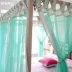 Nguyên bản tùy chỉnh mới Trung Quốc cổ điển rèm giường bốn bài kệ gỗ rắn giường giường mantle kéo bước giường ngủ lưới gạc - Bed Skirts & Valances Bed Skirts & Valances