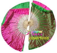 Вентиляторная кость 36 с одной стороны зеленый+одна сторона роза