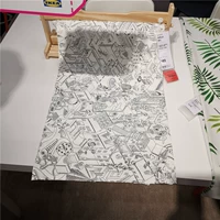 Nordic Ikea, Yetrick Filling Color Roll 10M Детская картина Том родительский создание