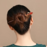 Классический аксессуар для волос для невесты, ретро красная агатовая этническая китайская шпилька, этнический стиль