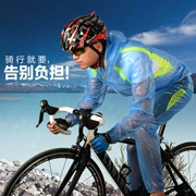 Đá anh em cưỡi áo mưa áo gió phù hợp với nam giới và phụ nữ xe đạp chia poncho mưa quần xe đạp leo núi quần áo da