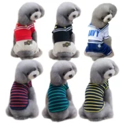 Quần áo chó cún mùa xuân và mùa thu thú cưng Teddy poodle bốn chân mùa xuân và mùa hè mèo nhỏ vest chó - Quần áo & phụ kiện thú cưng