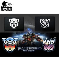 PVC Velcro armband xe người đàn ông Transformers anime dán ngoài trời ba lô dán quân đội fan chiến thuật dán tinh thần miếng dán sticker quần áo