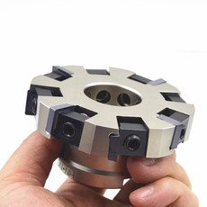 Фрез модульный дисковой 海纳hsct-100/125/160/200/250三面刃铣刀盘侧铣开槽数控刀具刀片