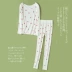 Dâu tây đồ lót nữ sinh phù hợp với mùa thu dễ thương Hàn Quốc mùa thu mỏng mùa thu quần áo mùa thu Qiuku Slim cơ thể đồ ngủ - Phù hợp với nóng lên Phù hợp với nóng lên