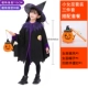 Halloween trẻ em trình diễn trang phục phù thủy áo choàng vai bé gái chơi dễ thương ma cà rồng hóa trang áo choàng
