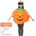 Trang phục Halloween quần áo bí ngô cho trẻ em và người lớn bộ đồ bí ngô mẫu giáo biểu diễn múa trang phục hóa trang cha mẹ và con cái 