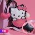 Hellokitty phim hoạt hình dễ thương nữ kéo xe da trường hợp chìa khóa thiết lập phù hợp 骐 da Corolla Polo phổ quát - Trường hợp chính Trường hợp chính