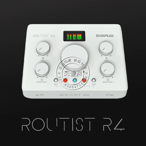 迷笛midiplus R4 Внешняя звуковая карта сеть красная якорь живой пение k песня книга звука