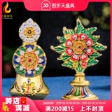 Тибетские национальные поставки тантра и золотые картины восемь -поставки Duoma Chan Crispy Grector Dired Box Оборудование 8 см.