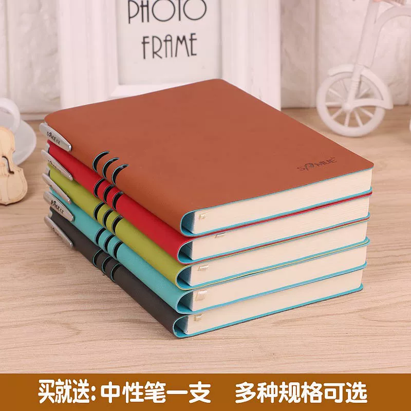 Laptop, stationery, polyurethane book, notebook for students, business version