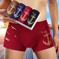 Quần mid-eo nam Quần boxer Modal Quần bằng bột tre Chất xơ bốn góc Đầu thoải mái hơn cotton quan lot nam