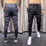 Quần mùa hè Nhật Bản quần cotton lanh vải lanh quần nam chín quần mùa hè quần mỏng phần rộng giản dị quần yếm đứng - Crop Jeans quần vải nam