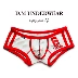 D.M Đồ lót nam Tide Eo thấp Sexy Thể thao Cotton Thời trang Tide Four Corner Boxer Thanh niên Kích thước lớn Cá tính quần xì giấy Vòng eo thấp