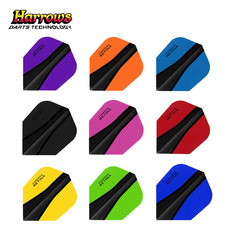 Оперение для дротиков 英国harrows哈路士retina系列彩色小方形镖尾翼100微米镖叶镖翼