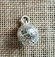 Маленький серебряный кулон 925 серебряной серебряной (серебряный белый цвет)