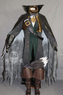 taobao agent [Afu] GECCO BLOODBORNE Blood Source Curse Black Hunter COS Clothing Prop