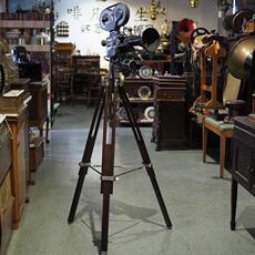 Камеры 1960s法国古董蟠龙 beaulieu 16毫米16mm电影摄影机r16实木三脚架