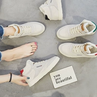 2018 mới mùa xuân và mùa thu Harajuku cao-top sneakers nữ Hàn Quốc phiên bản của ulzzang sinh viên board giày của phụ nữ hoang dã giày thường giày cổ cao nữ