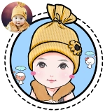 Мультфильм аниме милый Q версия ручного персонажа WeChat Baby Baby Baby Avatar Image Logo Настройка дизайна дизайна