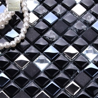 Ледяная трещина черная + бриллиант