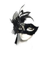 Черный ангел Flame Flash Diamond Flow Su Halloween Day Party Party Tance Beauty Woman Walking карнавальная маска в маске