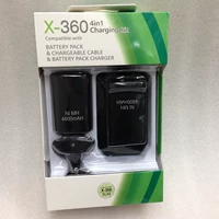 Новый xbox360 беспроводной ручки с аккумулятором зарядки подключения к зарядку аккумуляторные аксессуары Бесплатная доставка