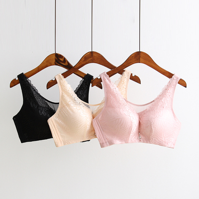 taobao agent Supporting lace bra, protective underware, plus size, lace dress