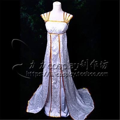 taobao agent Anime clothing fate/zero Alicefill white mop long dress women's COS