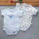 Quần yếm bé trai mùa hè bé trai và bé gái gói sling quần áo cotton bé tam giác quần áo tam giác cỡ lớn ngắn tay không tay mỏng - Áo liền quần