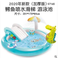 Водная горка для игр в воде, крокодил