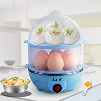 Trứng hấp tự động tắt hai lớp đa chức năng 烝 trứng nhà thực sự luộc trứng máy mini ký túc xá sinh viên năng lượng thấp nồi lẩu mini 2 người