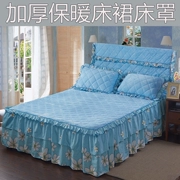 Ấm áp bọc nhung chăn đệm giường ngủ trải giường chống trượt giường đôi bảo vệ 1,51,8m2.0m ​​giường - Váy Petti