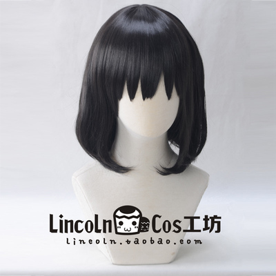 taobao agent Lincoln Ghost Lantern's Cold Peach Peach · Zhenji Biki Maggie Black Flly -fluffy COS Wig