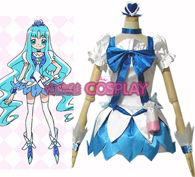 taobao agent Anime Cartoon Light Girl Sea Angel Come to Sea Eriki Cosplay clothing and clothes custom CB044