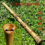 Đầu tre nguyệt quế cổ điển L60202G cắt bên ngoài Tang Khẩu shakuhachi Nanyu Yuping nhạc cụ cầm tay ngắn - Nhạc cụ dân tộc
