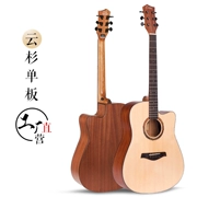 40 inch 41 inch thông đỏ veneer guitar acoustic góc fillet thực hành cho người mới bắt đầu phải đối mặt với nhạc cụ jita duy nhất để gửi phụ kiện - Nhạc cụ phương Tây