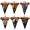 Halloween tam giác treo cờ Bí ngô trang trí treo cờ kéo hoa dải băng Halloween lễ hội cung cấp đạo cụ bố trí - Sản phẩm Đảng / Magic / Hiệu suất