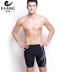 Thời trang nam mới quần boxer quần bơi nam quần 5 điểm quần dài đoạn năm điểm áo tắm quần bơi XL - Nam bơi đầm Nam bơi đầm