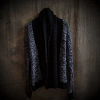 Mùa thu và mùa đông Hàn Quốc phiên bản của xu hướng của cá tính len dày áo len nam thanh niên sinh viên đẹp trai dày đan áo len cardigan blazer nam