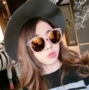 2018 phiên bản Hàn Quốc của hộp lớn mũi tên kính mát bán buôn kính râm retro đầy màu sắc kính râm thời trang ếch gương kính cận đẹp