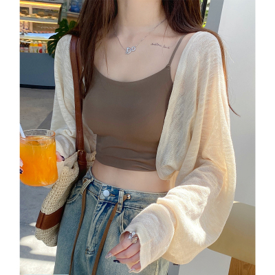 taobao agent Shawl, silk summer thin cardigan, knitted vest, top