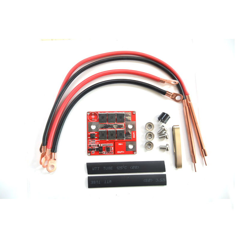 Complete Set Of 6-Tube Spot Welding Machine6V12V24V lithium battery portable mash welder Hand held small-scale Control panel diy full set parts Touch welder