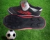 Ưu đãi đặc biệt Lutai chính hãng móng tay đen gãy tròn nhựa móng tay thanh niên chuyên nghiệp giày chống trượt giày vải thoáng khí - Giày bóng đá Giày bóng đá