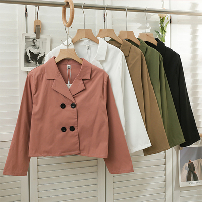 taobao agent Thin shirt, autumn short jacket for leisure, Korean style, 2022 collection