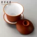 Yi ban đầu mỏ tím cát bao gồm bát trà chén ba tách bình pha trà thủy tinh lock&lock Trà sứ