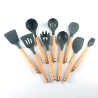 Silicone Spatter Soup Spoon не повредит лопату в горшка, длительность гемо -цифровой выши